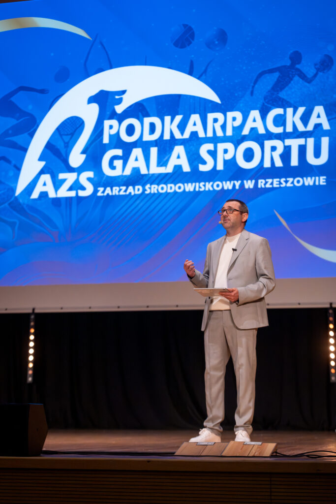 Konferansjer II Podkarpackiej Gali Sportu Akademickiego